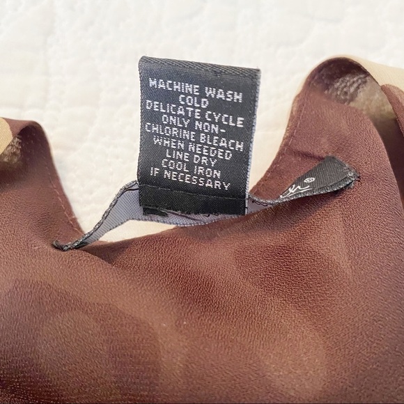 Willi Smith Ruffle Front Leopard Halter Top - L - Picture 6 of 15